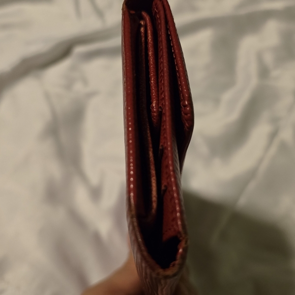 EUC Louis Vuitton Trifold Porte Tresor International Red Epi Wallet - Picture 5 of 11